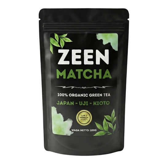 Matcha Japońska "Zeen" Uji-Kioto 100% Organiczna 100g