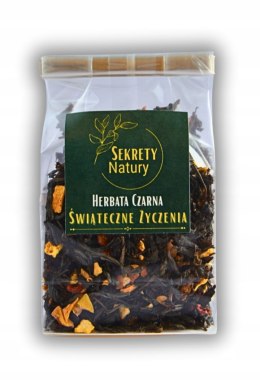Czarna Herbata Premium - Świąteczne Życzenia - zimowy smak i aromat 50g