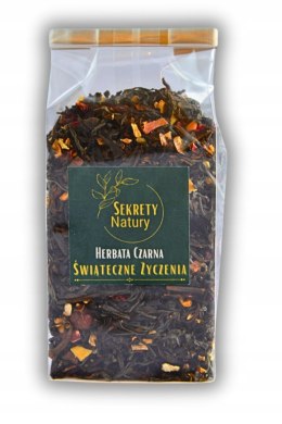 Czarna Herbata Premium - Świąteczne Życzenia - zimowy smak i aromat 80g