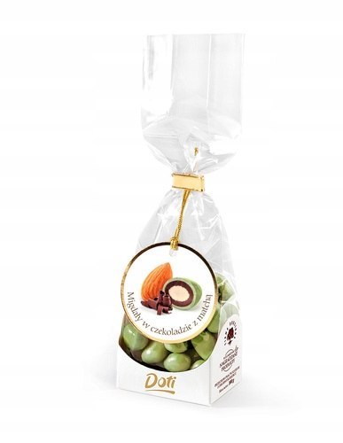 Doti Migdały w czekoladzie z herbatą matcha 100g - modny elegancki przysmak Doti Migdały w czekoladzie z herbatą matcha 100g - modny elegancki przysmak