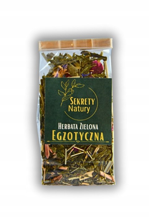Herbata EGZOTYCZNA - zielona Sencha, ananas, trawa cytrynowa, róża 30g Herbata EGZOTYCZNA - zielona Sencha, ananas, trawa cytrynowa, róża 30g