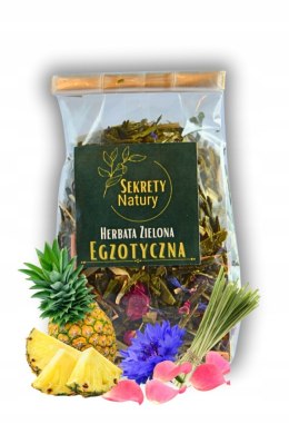 Herbata Premium EGZOTYCZNA - zielona Sencha, ananas, trawa cytrynowa 50g