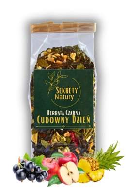 Herbata czarna Cudowny Dzień - owocowa kompozycja z jabłkiem i porzeczką
