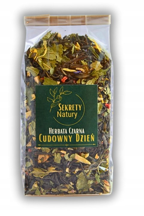 Herbata czarna premium Cudowny Dzień - porzeczka, ananas, malina 80g Herbata czarna premium Cudowny Dzień - porzeczka, ananas, malina 80g