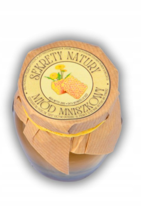 Naturalny Miód Mniszkowy 200g w Pięknym Słoiku - Idealny Prezent Naturalny Miód Mniszkowy 200g w Pięknym Słoiku - Idealny Prezent
