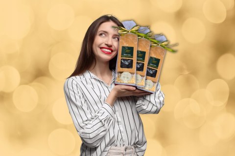 Prezent herbata konfitura - Róża w Pomarańczach + Cytryna upominek zestaw Prezent herbata konfitura - Róża w Pomarańczach + Cytryna upominek zestaw