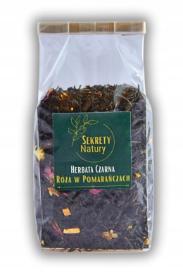 Róża w Pomarańczach - czarna herbata z bergamotką i skórką pomarańczy 80g